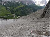 Passo Gardena - Col de Mesores / Sass dla Luesa